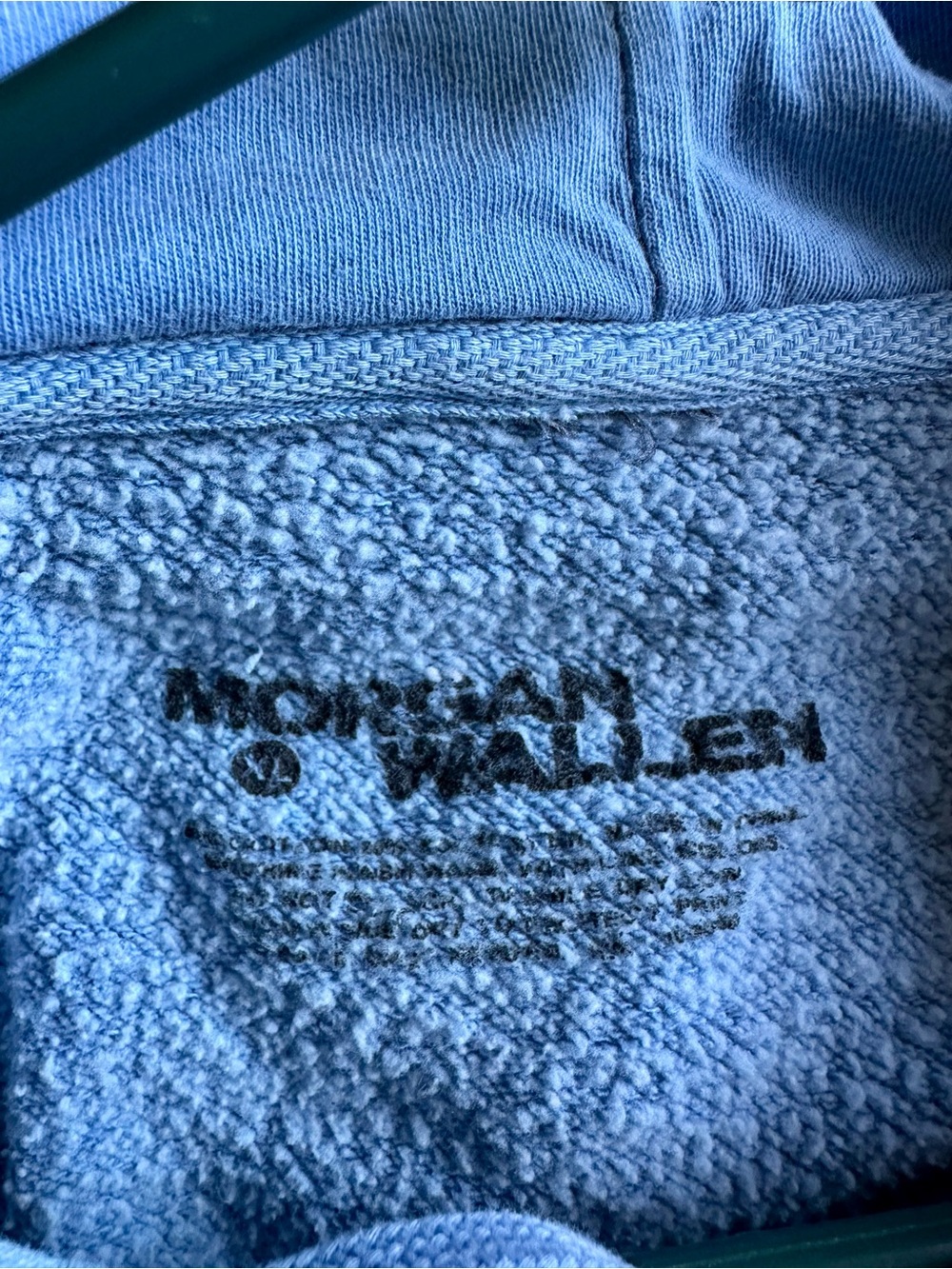 Morgan Wallen Blue Hoodie Size XL One Thing At A Time - Picture 8 of 8